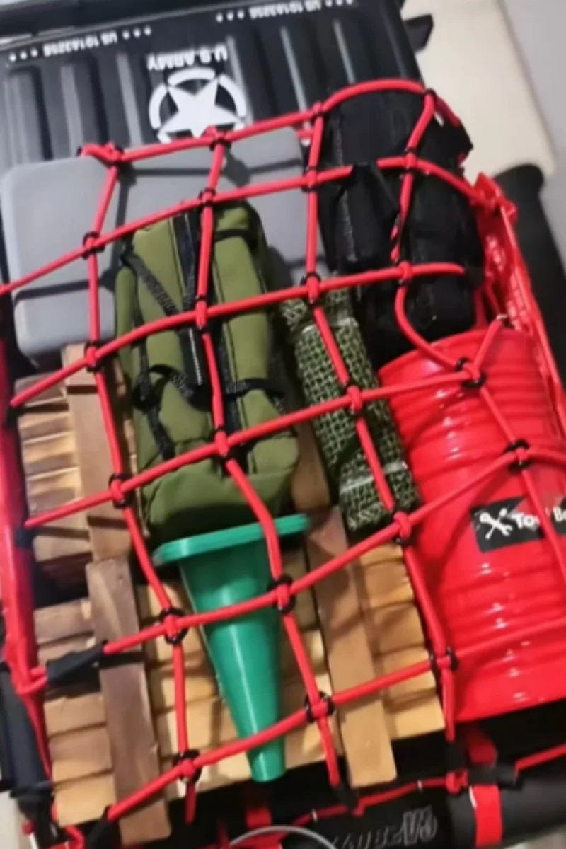 Modèle RC (voiture télécommandée Rock Crawling et tout-terrain)-accessoires sur le thème sincère, sac étanche à la pluie pour l'extérieur, sac de galerie de toit, Unive