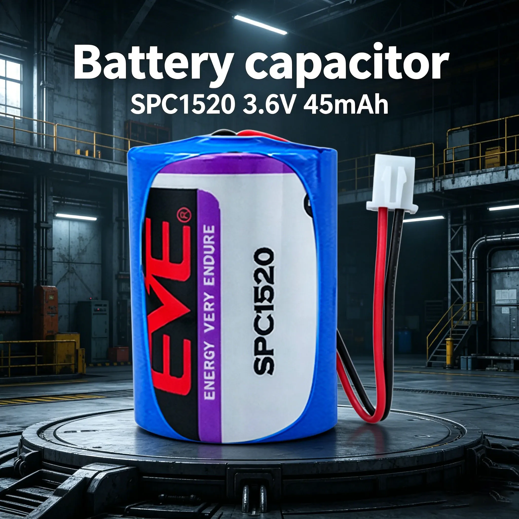 EVE SPC1520 Lithium ion Rechargeable Composite Battery Capacitor 3.6V Equipment Label Locator Industrial Control IoT ETC