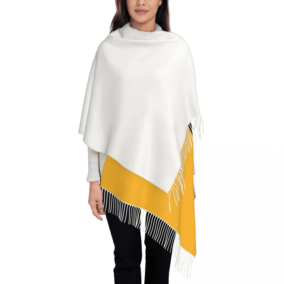 Gudetama The Lazy Egg Scarf for Women Warm Winter Pashmina Shawls and Wrap Long Large Shawl Scarf Ladies