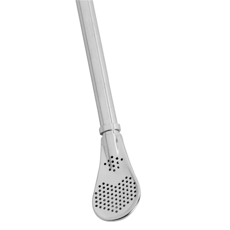 

ABKW-Set Of 12 Pcs - Stainless Steel Yerba Mate Tea Bombilla Gourd Drinking Straw Filtered