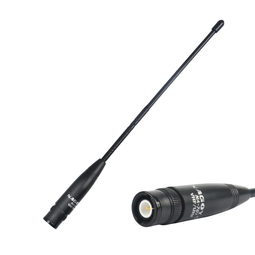 Genuine Nagoya NA-701 144/430MHz 2.15dB 21cm VHF UHF Dual Band Flexible whip Handheld Antenna view 3