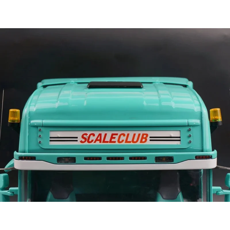 Scaleclub 1/14 รถบรรทุกวิศวกรรมรถขุดโรตารี่ไฟเตือนสําหรับ Tamiya Scania 770S MAN Benz Volvo RC Trailer Tipper