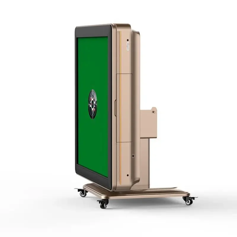 Machine de mahjong pliante, table à manger automatique, table de mahjong domestique à double usage