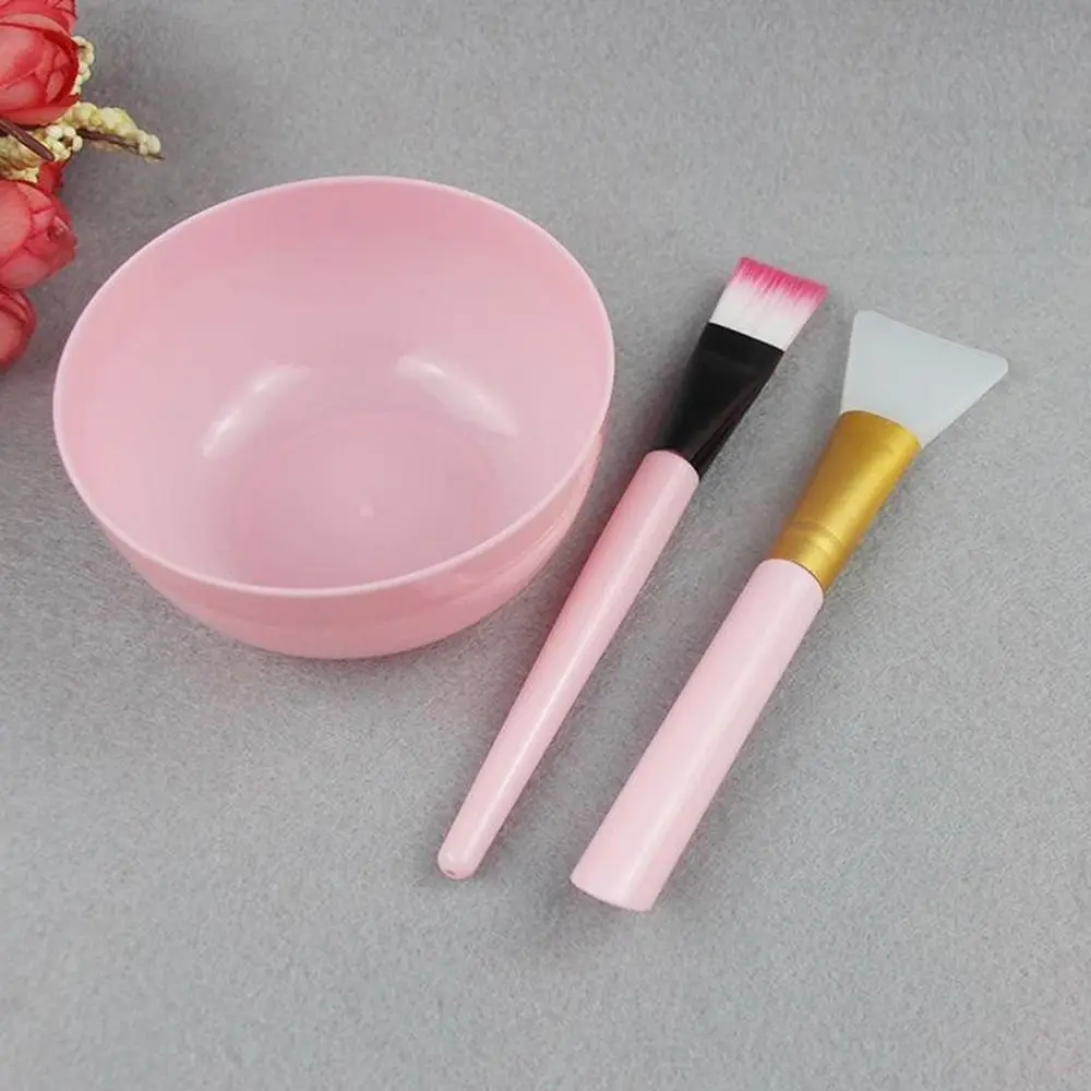 New DIY Face Mask Mixing Bowl Set Silicone with Bowl Brush Facemask Mixing Tool Makeup Brushes Woman Facial Tools