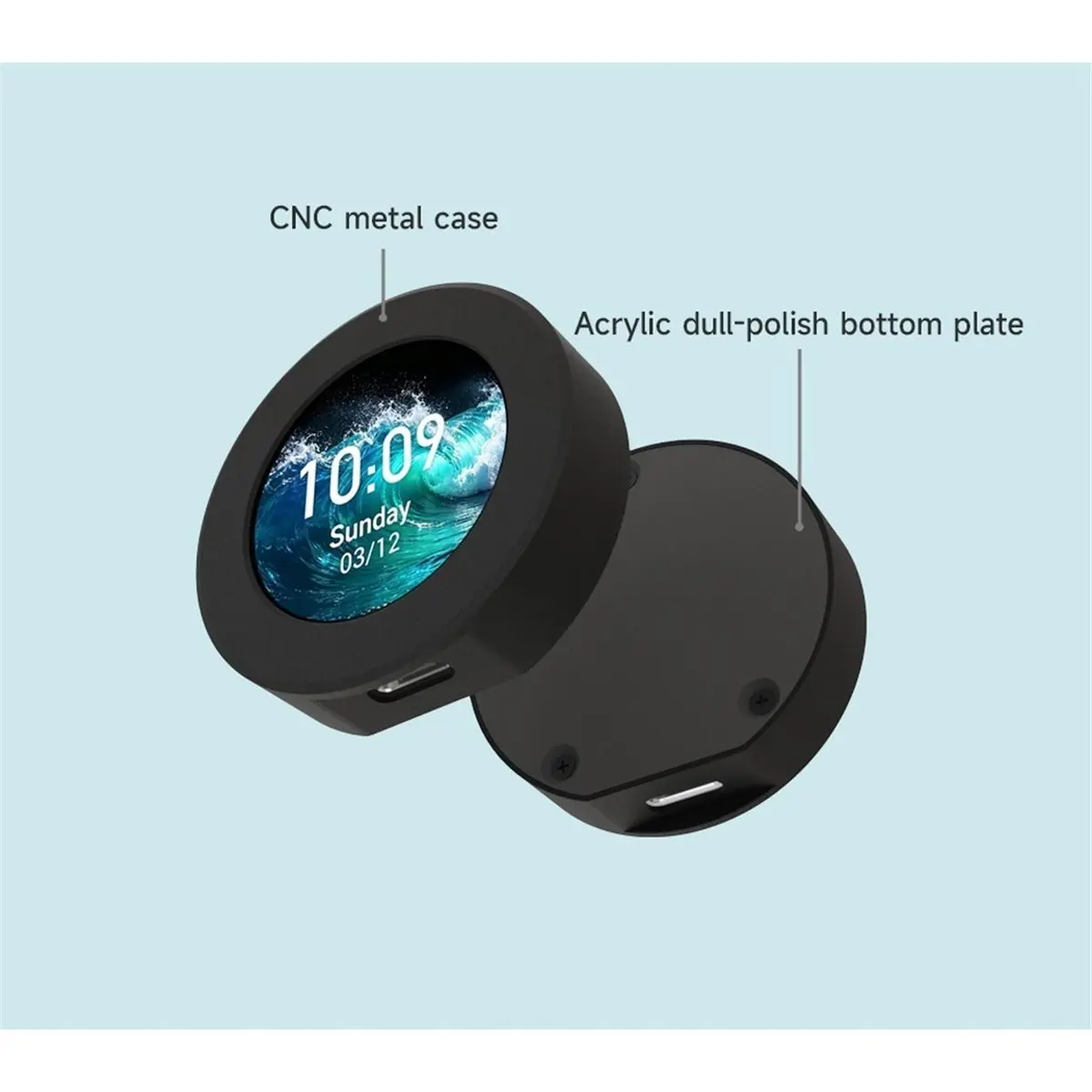 -C6 1.28inch LCD Display Development Board 240x240 65K Color Supports 2.4GHz Wi-Fi 6 and Bluetooth 5 with Case