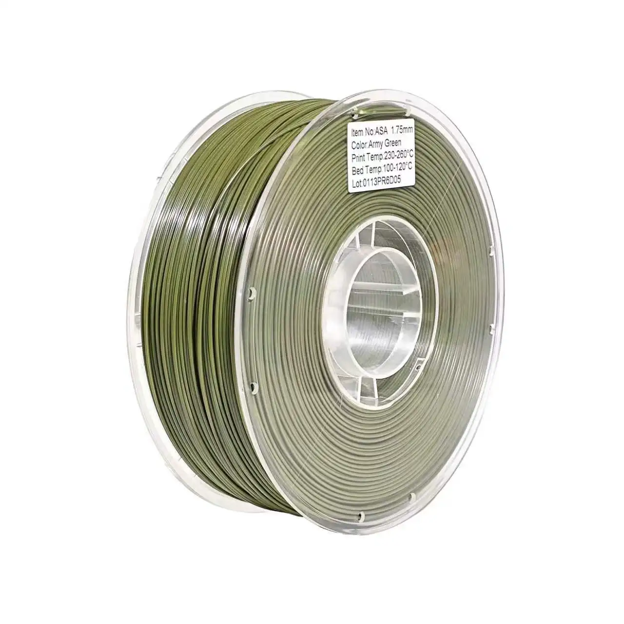 1.75Mm 3D Printing Filament ASA Material 3D Printer Consumables ASA Anti-Ultraviolet Anti-Aging Wear and Impact Resistance 1kg