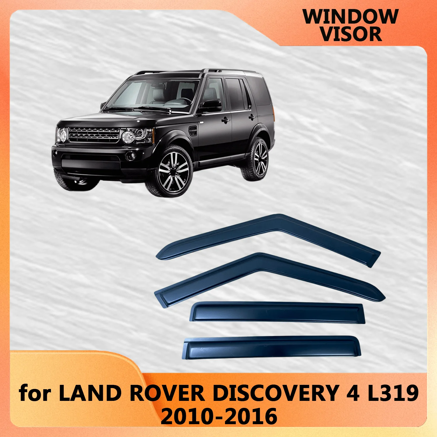

Оконный козырек для LAND ROVER DISCOVERY 4 L319 2010 2011 2012 2013 2014 2015 2016, ветровые дефлекторы, защита от дождя, дверной козырек, вентиляционное отверстие