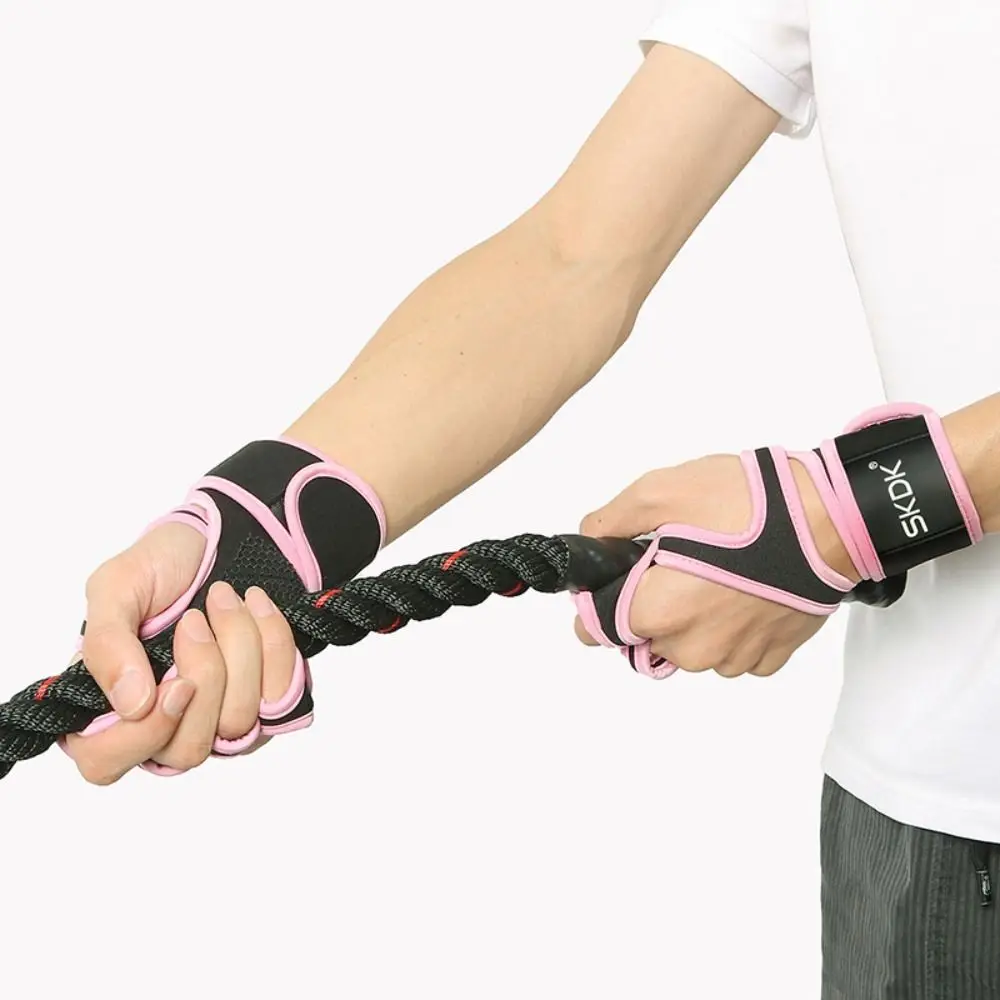 Thicken Weight Lifting Gloves Non-slip Adjustable Cycling Motorcycle Gloves Durable Wear-resistant Fitness Exercise Gloves