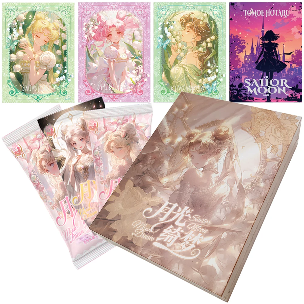 

Japanese Magical Girl Anime Sailor Moon Collected Card Boys Girls Like Popular Characters Tsukino Usagi Chibiusa Exquisite Cards