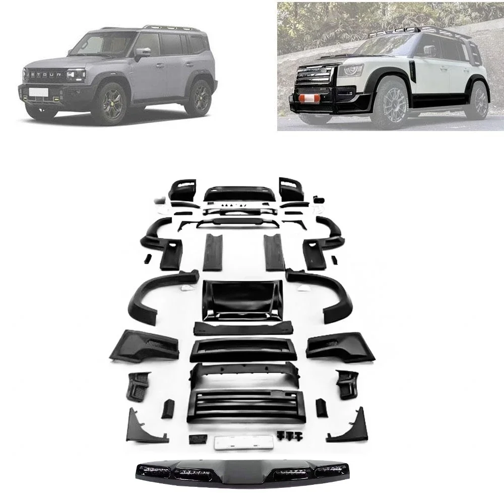 Car Exterior Accessories Body Parts Facelift Body Kit Bumper Suitable For Chery Jetour Traveller T2 2023 2024