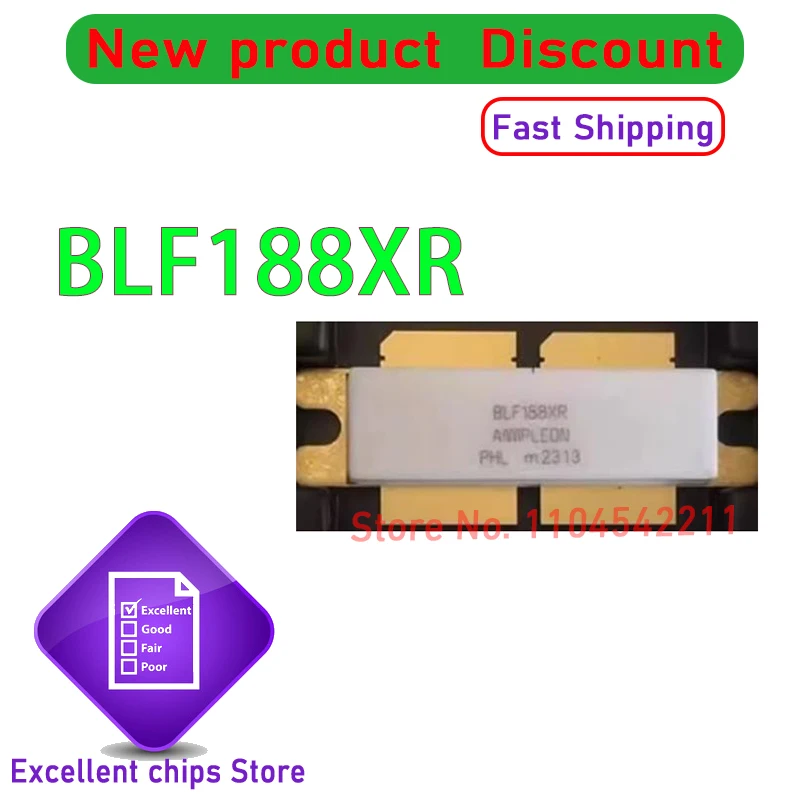 

1pcs/lot Original New BLF188XR 1400W 600MHZ SMD RF tube High Frequency tube Power amplification module in stock