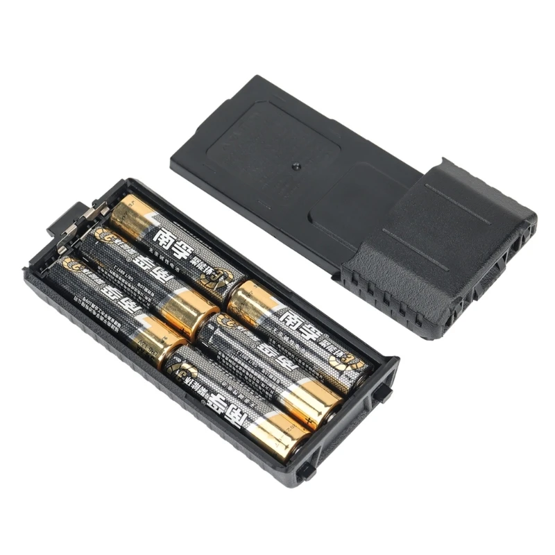 6xAA Batteries Extended Case Walkie-Talkie Two Way Radio Accessories for UV-5R DM-5R-Plus TH-F8D TH-UVF9 Dropship