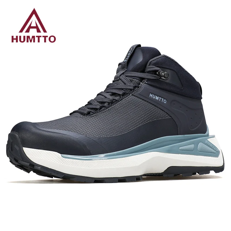 

HUMTTO Boots for Men Outdoor Hiking Shoes Breathable Trekking Trainers Man Winter Men's Sports Shoes Rubber Safety Work Sneakers