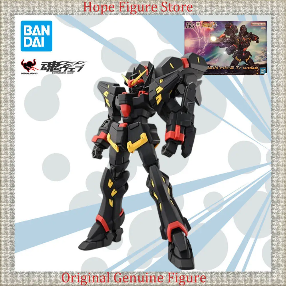 

In Stock Genuine BANDAI HG Super Robot Wars OG Trombe Huckebein Mk-3 Figure Anime Action Model Toy