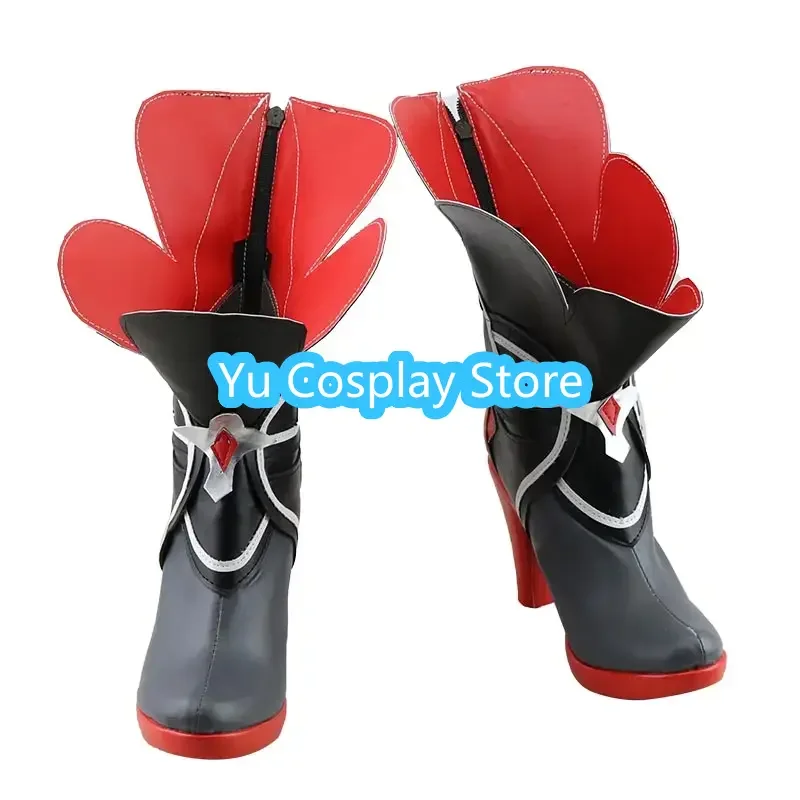 PU Couro Cosplay Sapatos, Jogo, Honkai Impacto 3, Gêmeos Seele Vollerei, Dia das Bruxas, Carnaval, Botas, Adereços, Custom Made