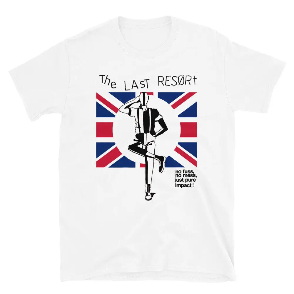 THE LAST RESORT - UK VINTAGE 80S T-SHIRT SKINS PUNK LONDON Shoppe