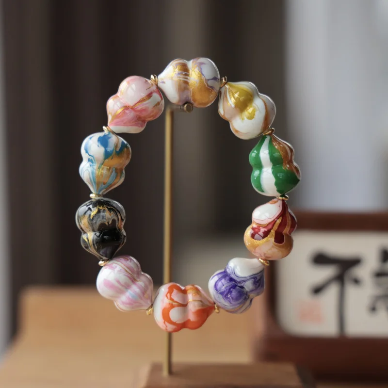 intangible-heritage-lacquer-painted-treasure-iridescent-fat-gourd-buddha-bead-bracelet-cultural-multi-treasu