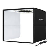Soft Box Set Portable Folding Photo Lighting Modifier Photography Tent Box with 12 Colors Backdrops Portable Light Box