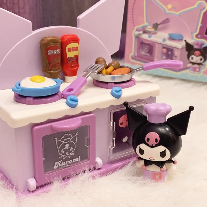 

Набор мини-кухонной утвари Moonlight Society Sanrio Happy Kitchen: Куроми, Синаморолл, Хелло Китти – Детская игрушка для ролевых игр, подарок