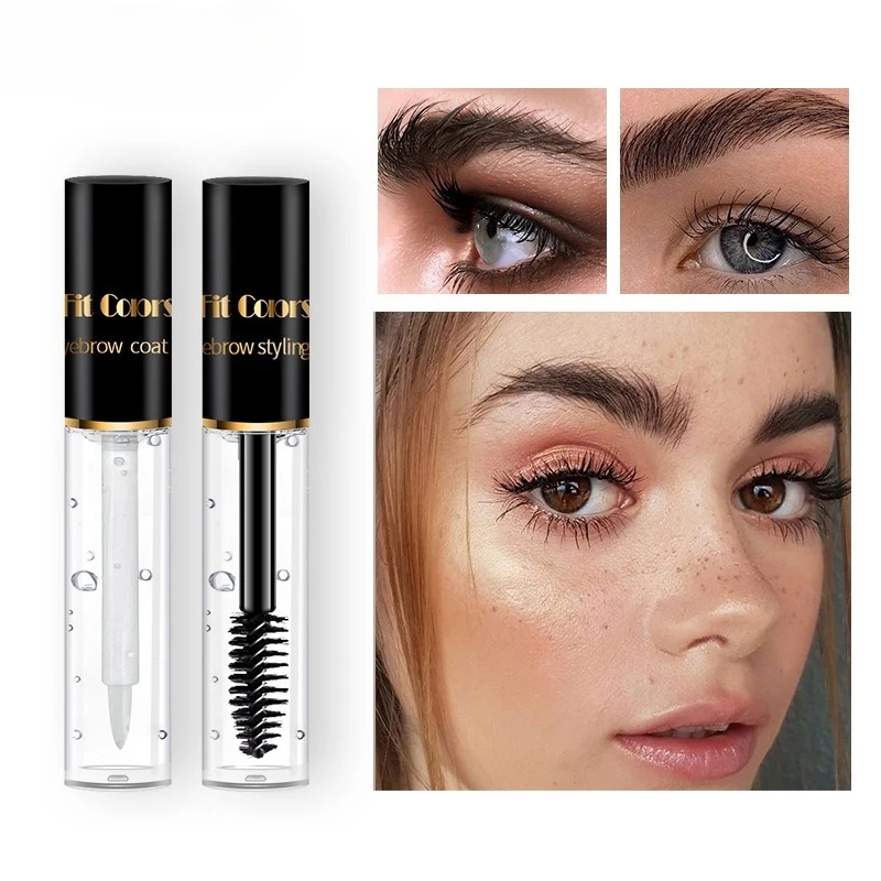 Gel para cejas resistente al agua, fórmula a prueba de sudor, sensación ligera de plumas 24H para cejas con plumas naturales y uso en gimnasio, maquillaje coreano durante todo el día