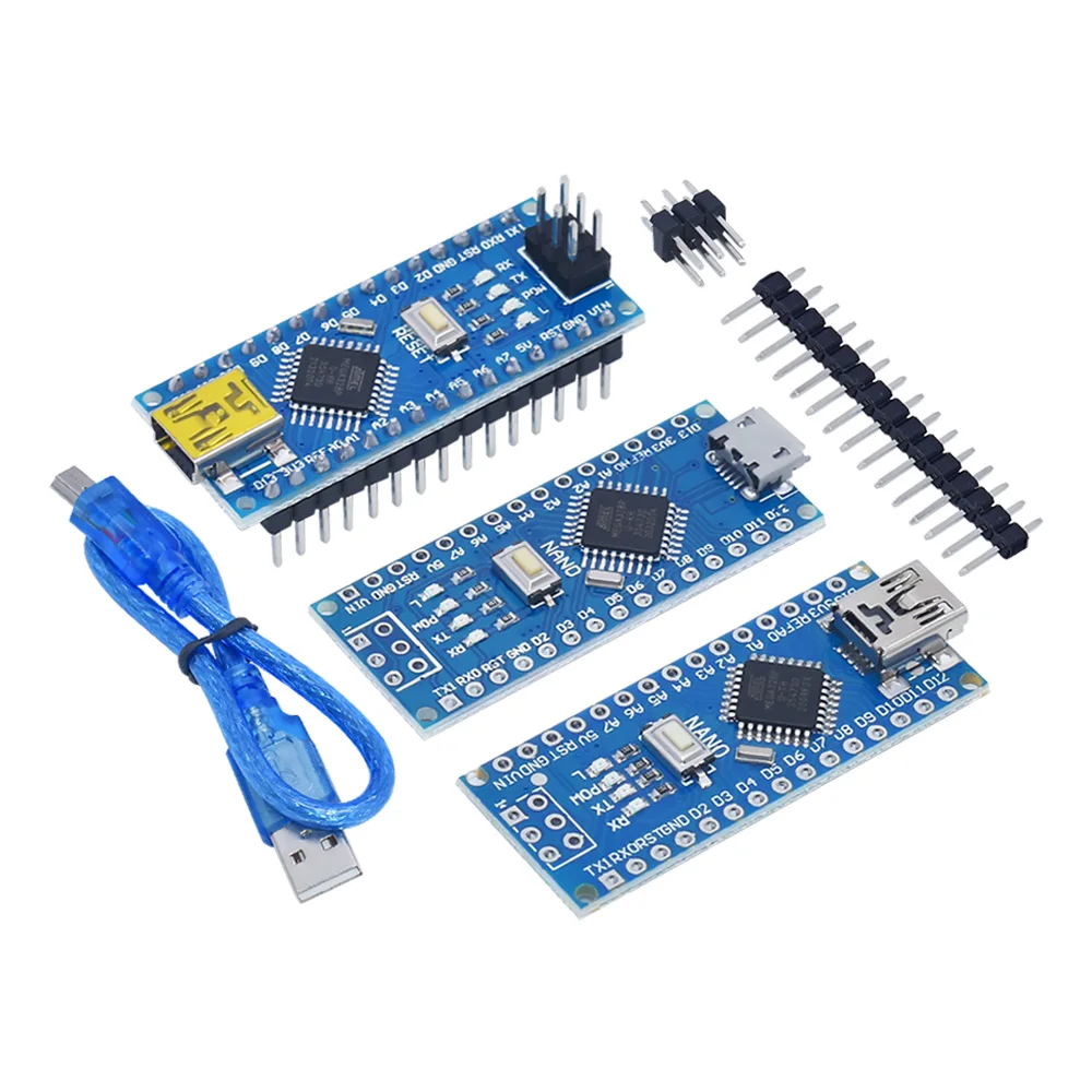 1PCS Promotion  Nano 3.0 Atmega328 Controller Compatible Board  Module PCB Development Board without USB V3.0