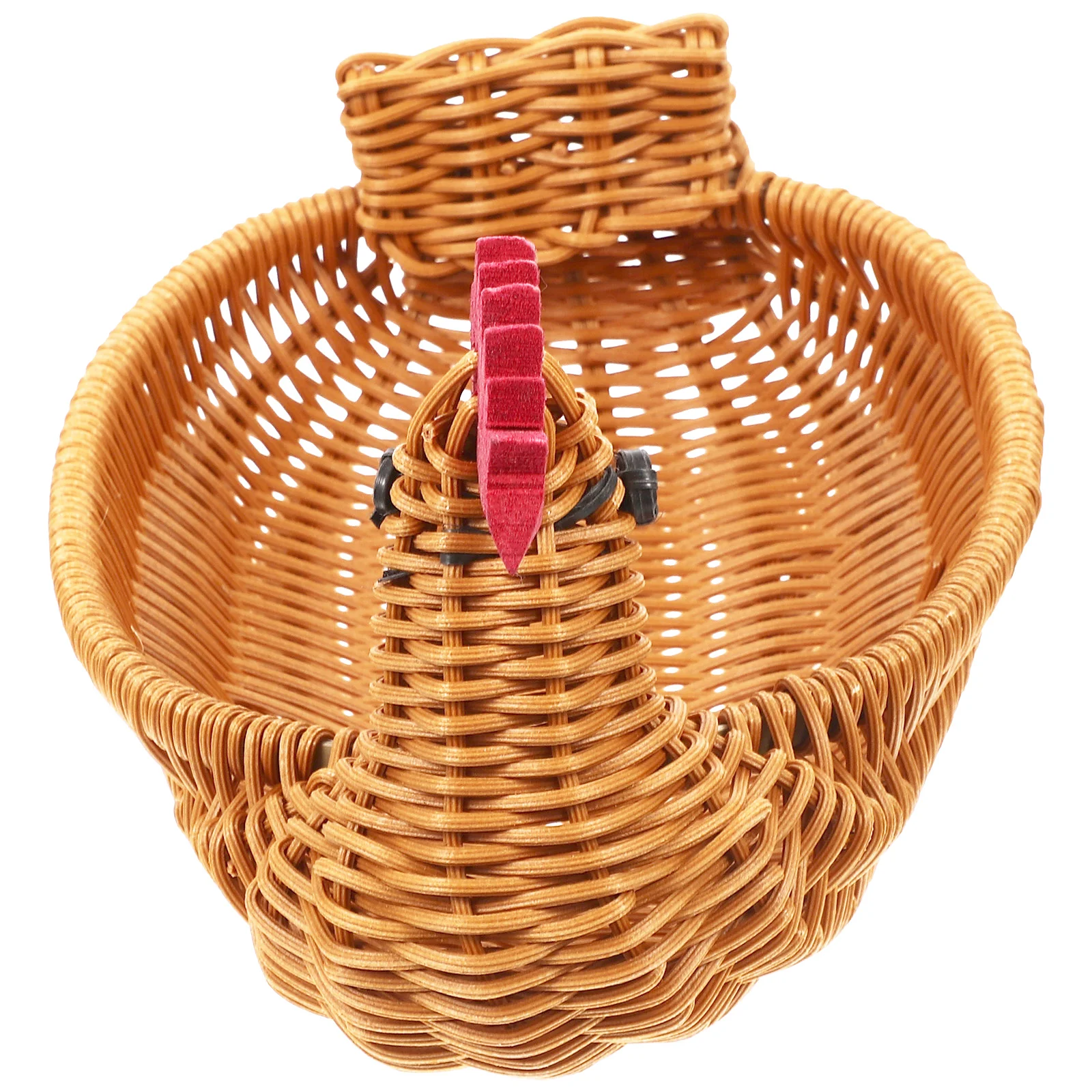 

Storage Basket Egg Holder Woven Bread Serving Rattan Plate Baskets for Home Onion Food