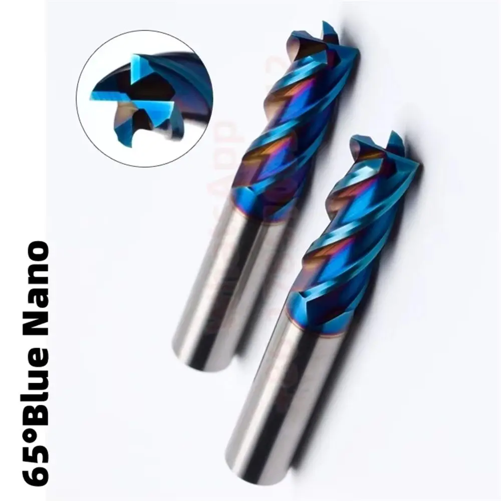 4 Flutes 55° 56° 60° 65° Alloy Coating Tungsten End Mills