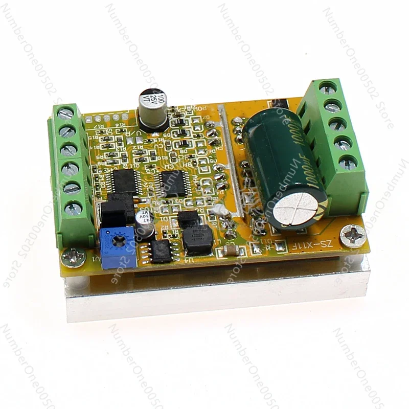 BLDC Three-phase DC Brushless Sensorless Motor Controller Brushless Motor Electric Adjustment Drive Board PLC