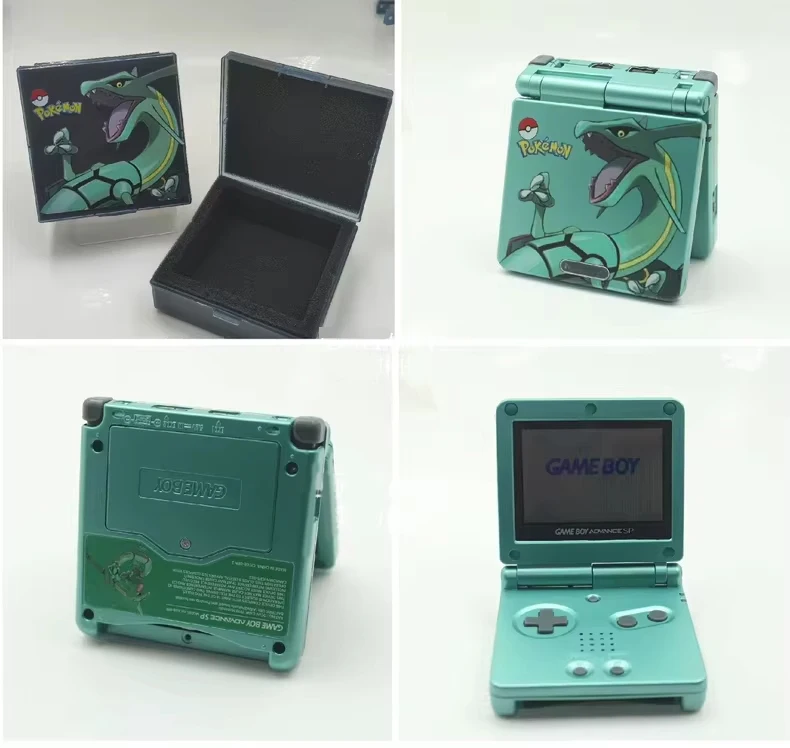 GBASP High Brightness IPS Full Fit, Pokémon Rayquaza Limited Edition Spielekonsole gbasp High Brightness IPS Full Fit