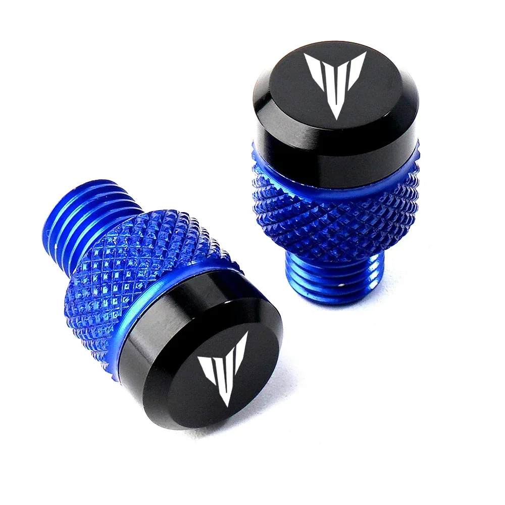 Motorcycle M10*1.25 Aluminum Screws Bolts Mirror Hole Plugs Cap MT-07 For Yamaha MT03 MT07 MT09 MT10 MT25 FZ09 FZ07 MT 07 09 10