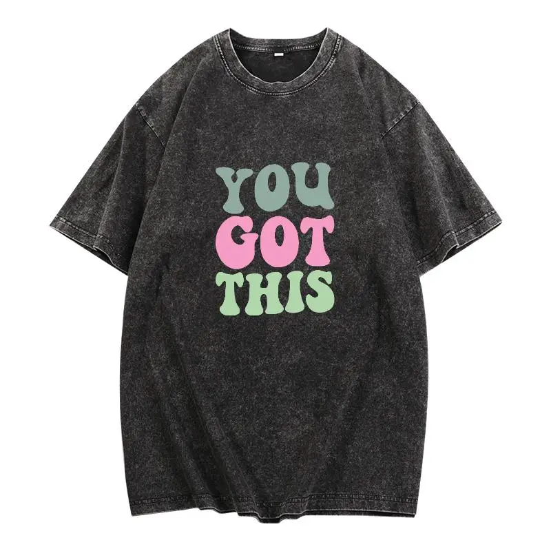 

“Vintage Encouragement: Distressed Wash Inspirational Tee”