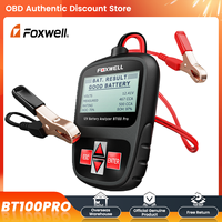 FOXWELL BT100 PRO Car Battery Tester 6V 12V For Flooded AGM GEL 100 to 1100CCA 200AH Battery Health Analyzer Diagnostic Tool