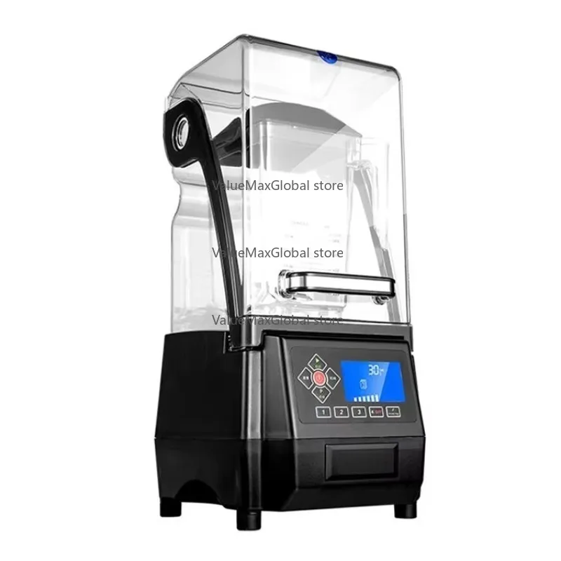 Commercial Sound-Proof Cover Blender – For Milk Tea Shop, Bubble Tea & Heavy Fruit Juice Preparation