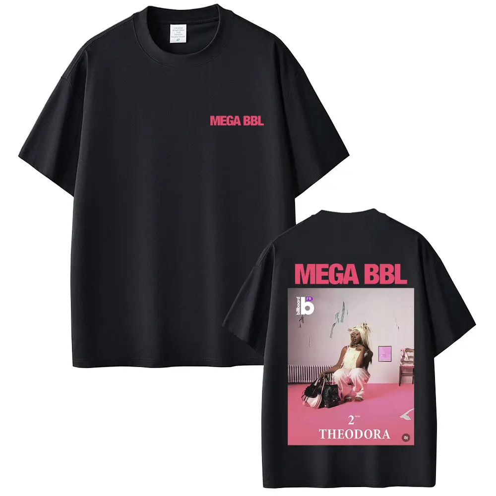 

Rapper Theodora Mega Bbl Album Graphic T-shirt Men Women Hip Hop Fashion Pop Music T Shirts Unisex Casual Vintage Cotton T-shirt