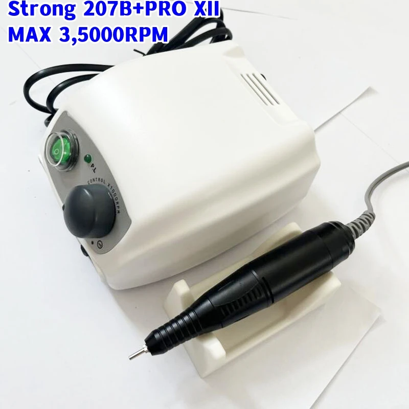 65W STRONG 207B scatola di controllo della macchina per Manicure 35000rpm manipolo lucidatura delle unghie pedicure per unghie trapano per unghie set di macchine per Manicure