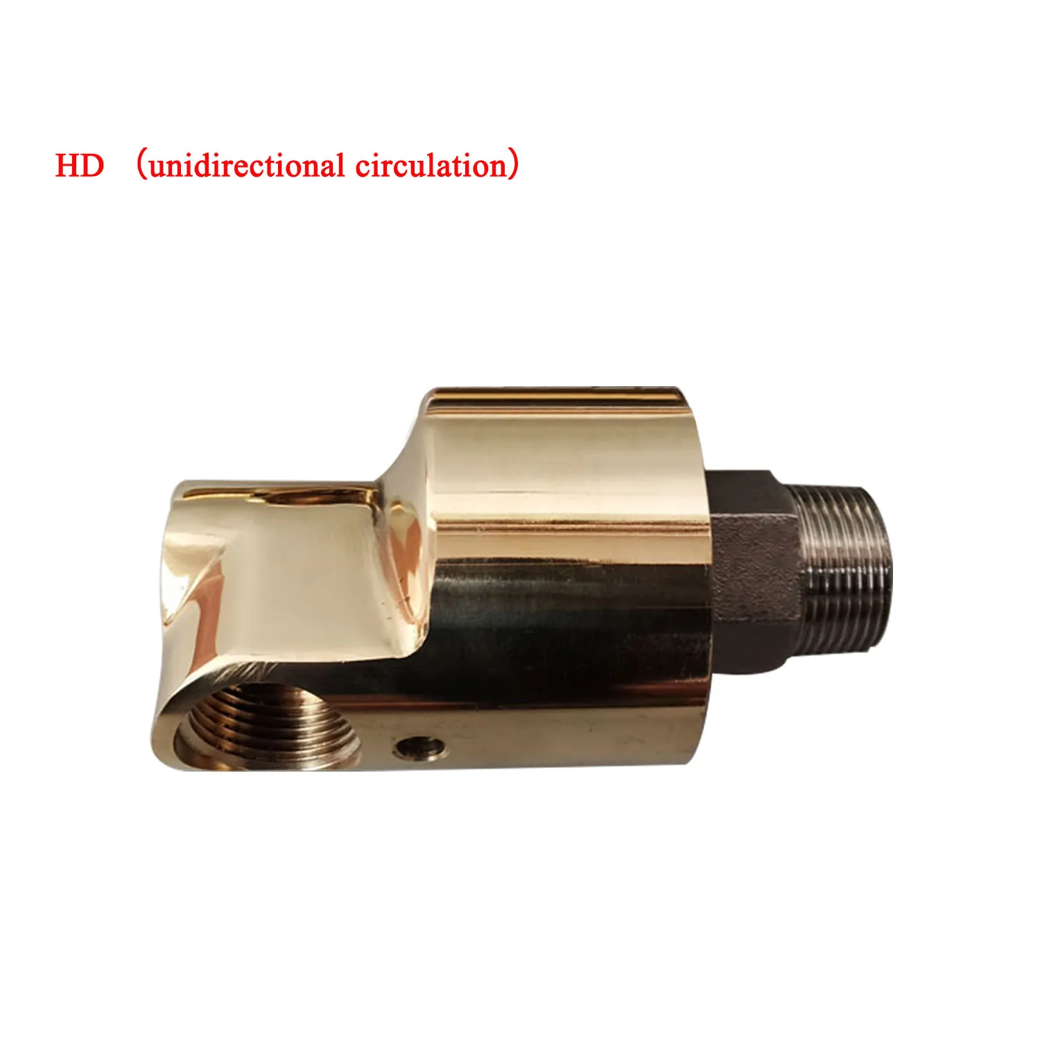 Imagem -04 - Conector Rotativo de Alta Velocidade para União Giratória Conector de União Rotativa de Bronze de Alta Temperatura para Água de Refrigeração Esquerda Direita 1