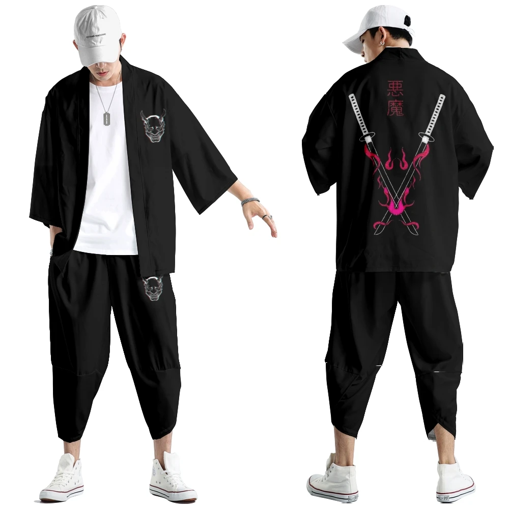 tamanho-grande-5xl-6xl-japones-quimono-cardigan-calcas-conjunto-impressao-demonio-masculino-feminino-camisa-tradicao-yukata-haori-obi-cosplay-traje
