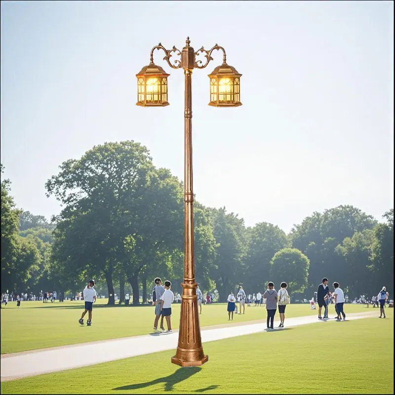 

≈2.3M European-Style Street Lamp Outdoor Courtyard Floor Led Outdoor Waterproof Lamp Garden Villa Landscape Retro Lamp