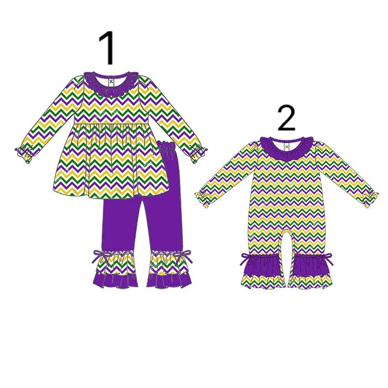 Wholesale Children's Carnival Costumes Ruffled Casual Girl Set Newborn Baby Romper Milk S i l k