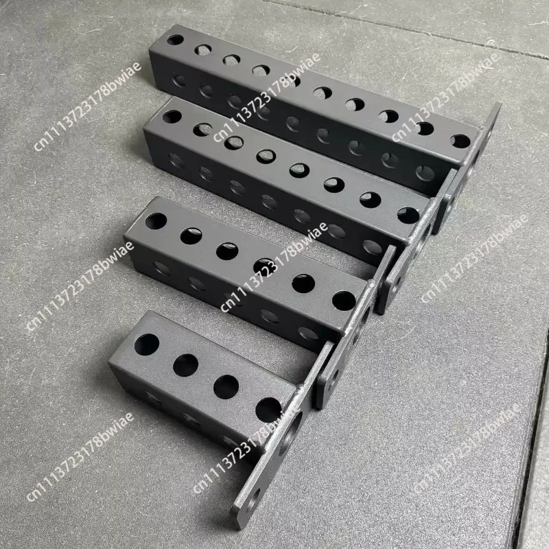 Square tube squat rack storage accessories, single head beam suitable for 75x75 square tube 26 aperture 50 holes