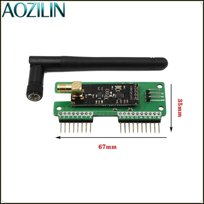 AOZILIN NRF24 GPIO 2.4GHz RF Transceiver Module,Wireless Radio Module for Embedded DIY Education Research Experiment