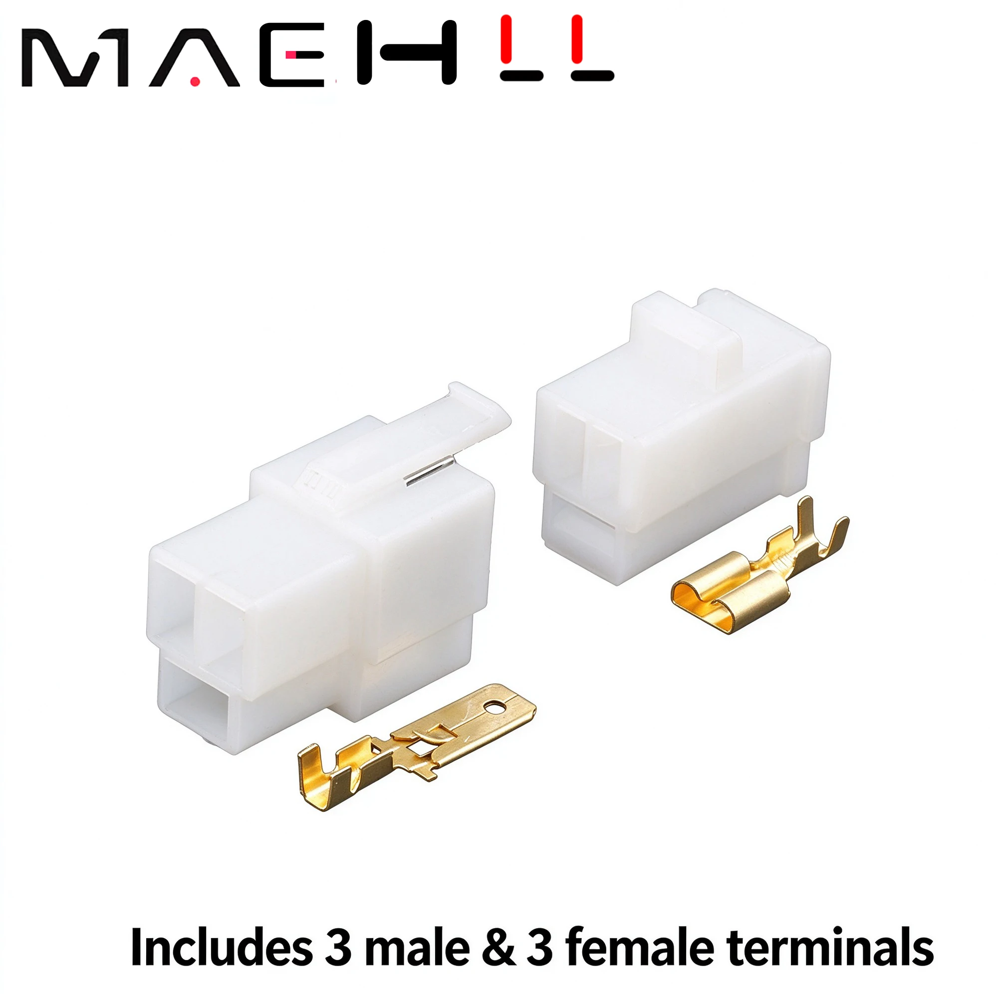 1/5sets 3 Pin Male Female Connector DJ7031A-6.3-11/21 Sumitomo 6120-2033 6110-4533 Automotive Rectifier Charger Plug Socket