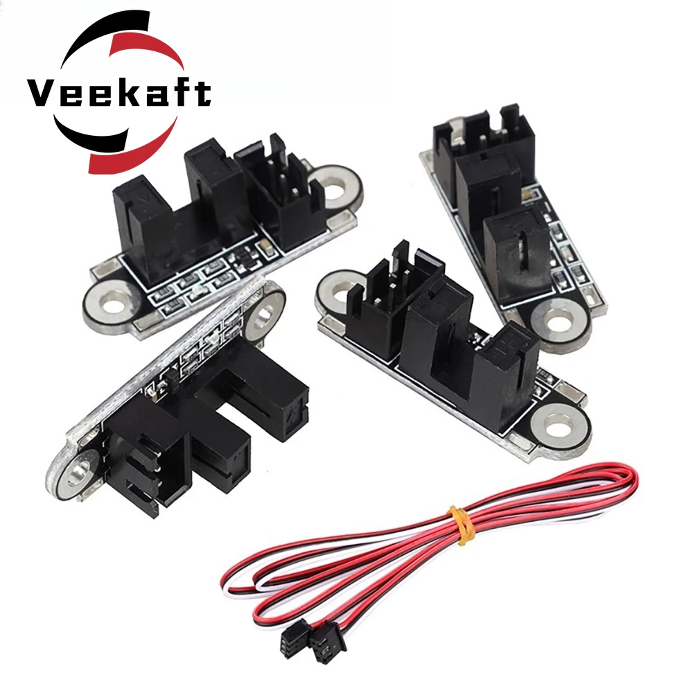 5/10pcs Optoelectronic limit switch Optical endstop sensor with wire 1M 3D printer accessories