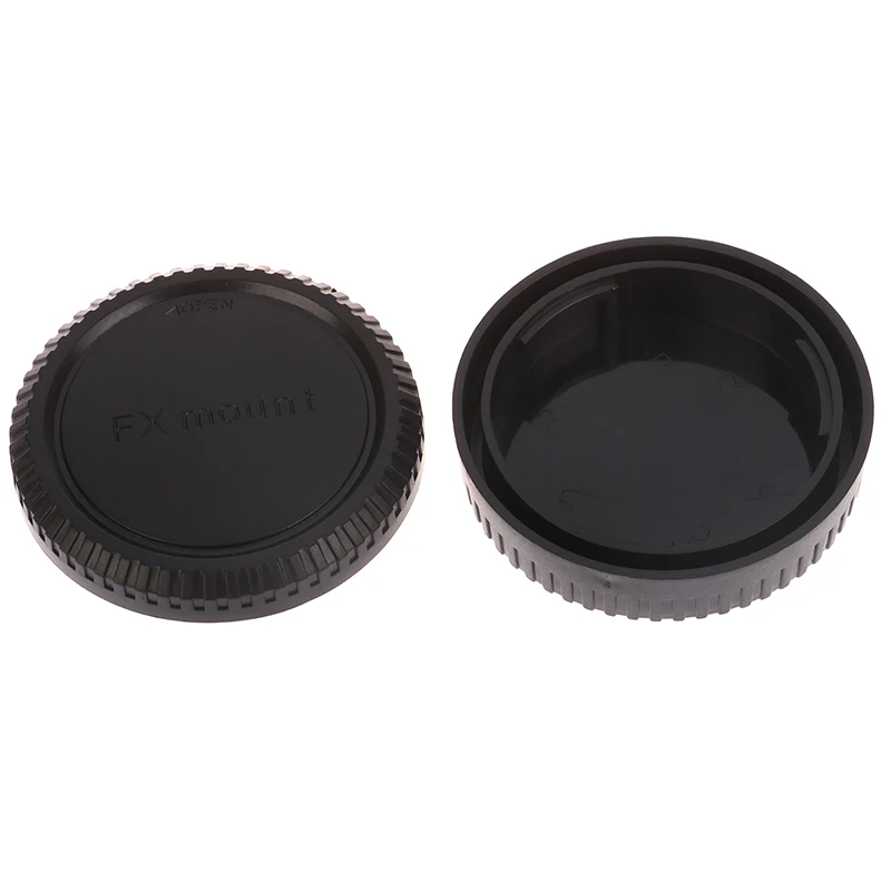 For Fujifilm X mount Lens Rear Cap / Camera Body Cap Plastic Black Lens Cap Cover Set for XT2 XT3 Xt4 XE3 XE4 XS10 XH1 XH2 Xpro3