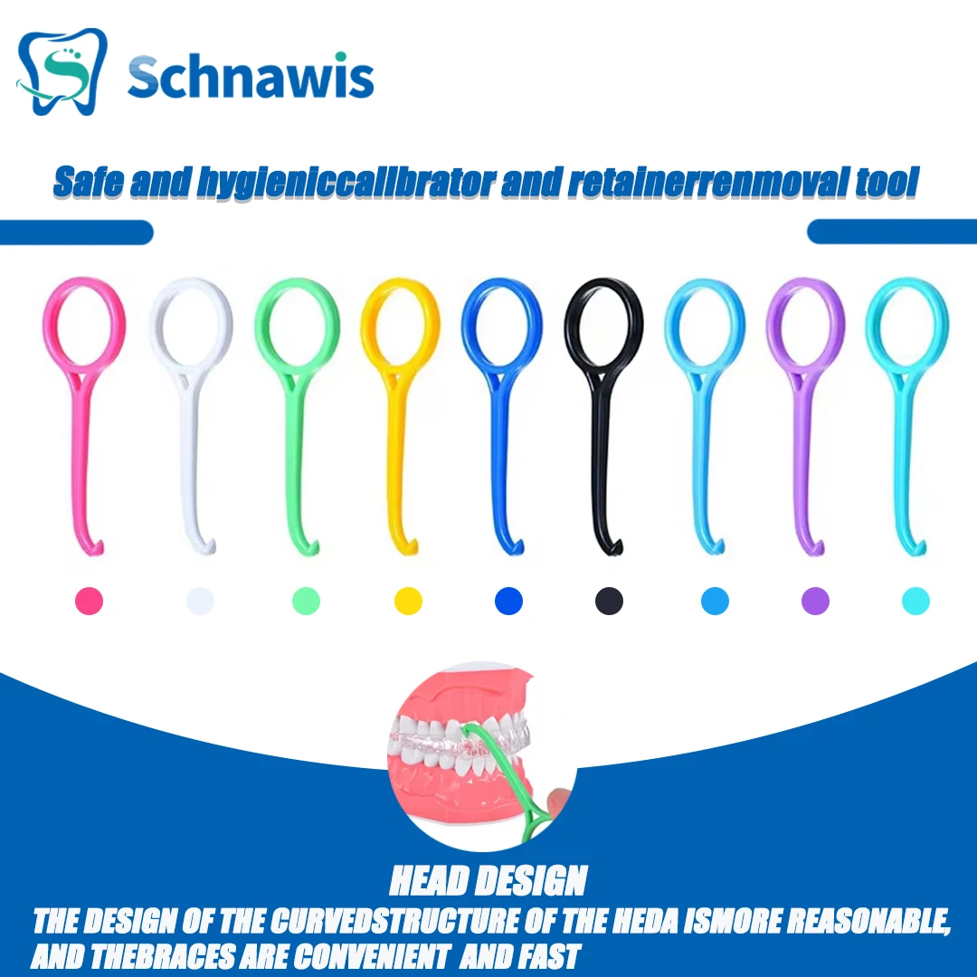 Dental Brace Extractor Removal Tool Hook Orthodontic Aligner Remove Invisible Removable Braces Clear Aligner Oral Care