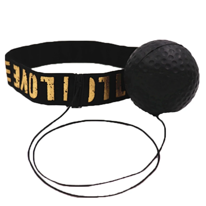 Trainer Boxing Speed Ball Sports Fitness Exercise Home Gym Reaction Ball Adjustable Headband for Punching Speed Reaction Boxer