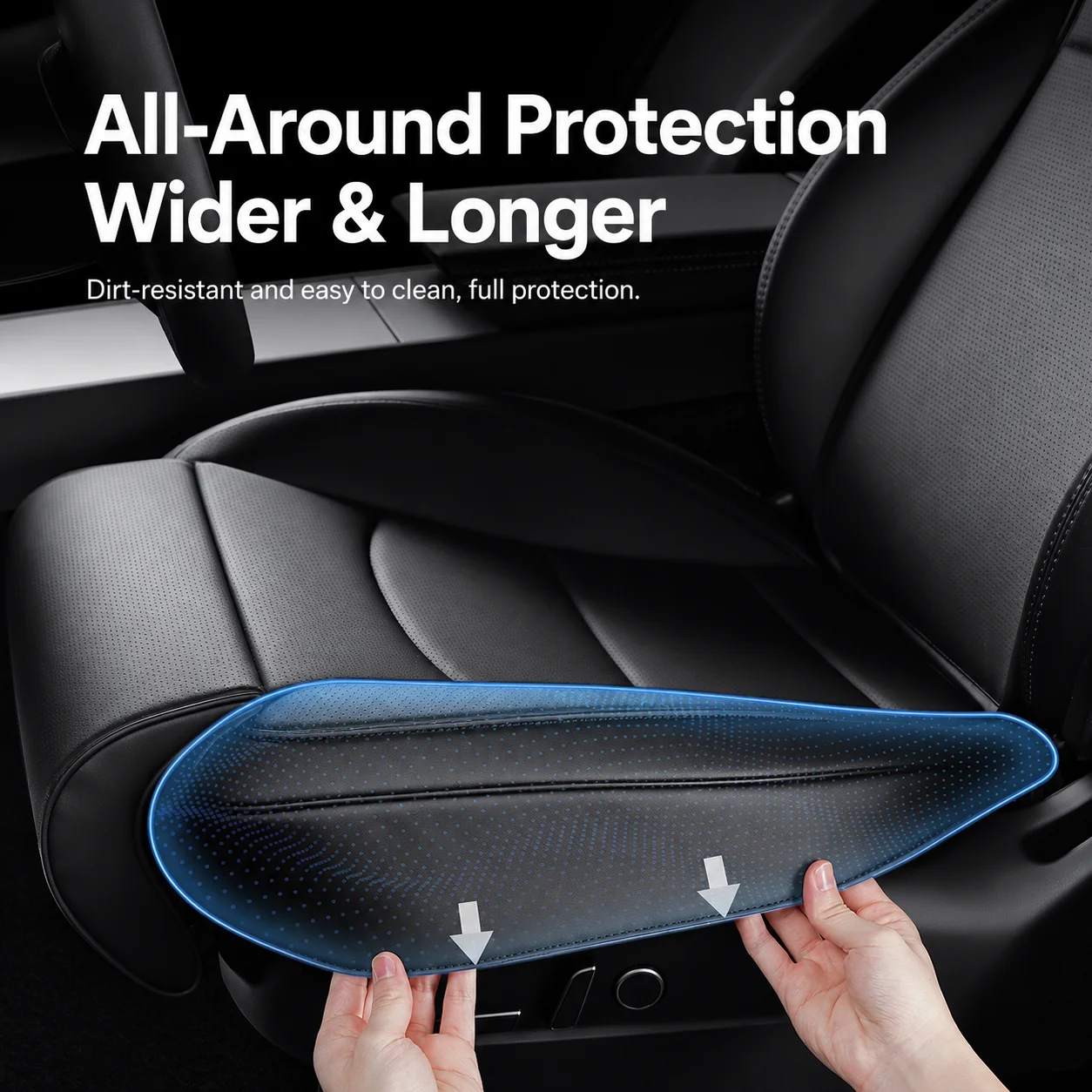 For Tesla Model 3 2017-2026 Model Y 2020-2026 Leg Support Extension Seat Cover Memory Foam Extender Cushion Interior Accessories - view 3