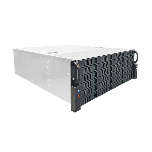 مسجل فيديو شبكة IP بفتحة 128 قناة 4U 24HDD أقصى يدعم دقة 8k 4K AI Cctv NVR