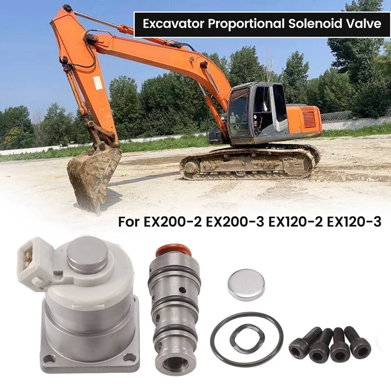 Excavator Proportional Solenoid Valve For Hitachi EX200-2 EX200-3 EX120-2 EX120-3 4288337 9218367