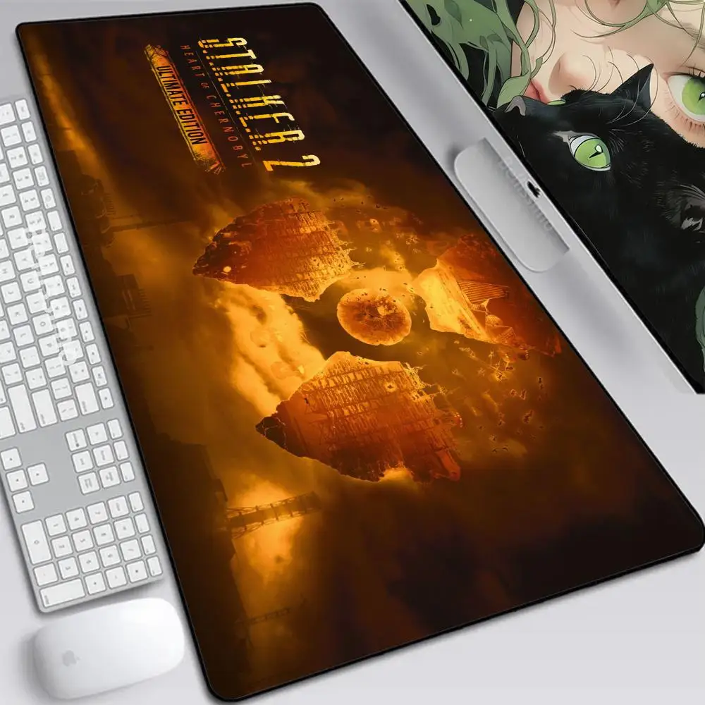 Game Anime Stalker 2 Durable Desktop Mat Mouse Pad Non-slip Floor Mat Keyboard Anime Rubber Edge Lock 1200x600